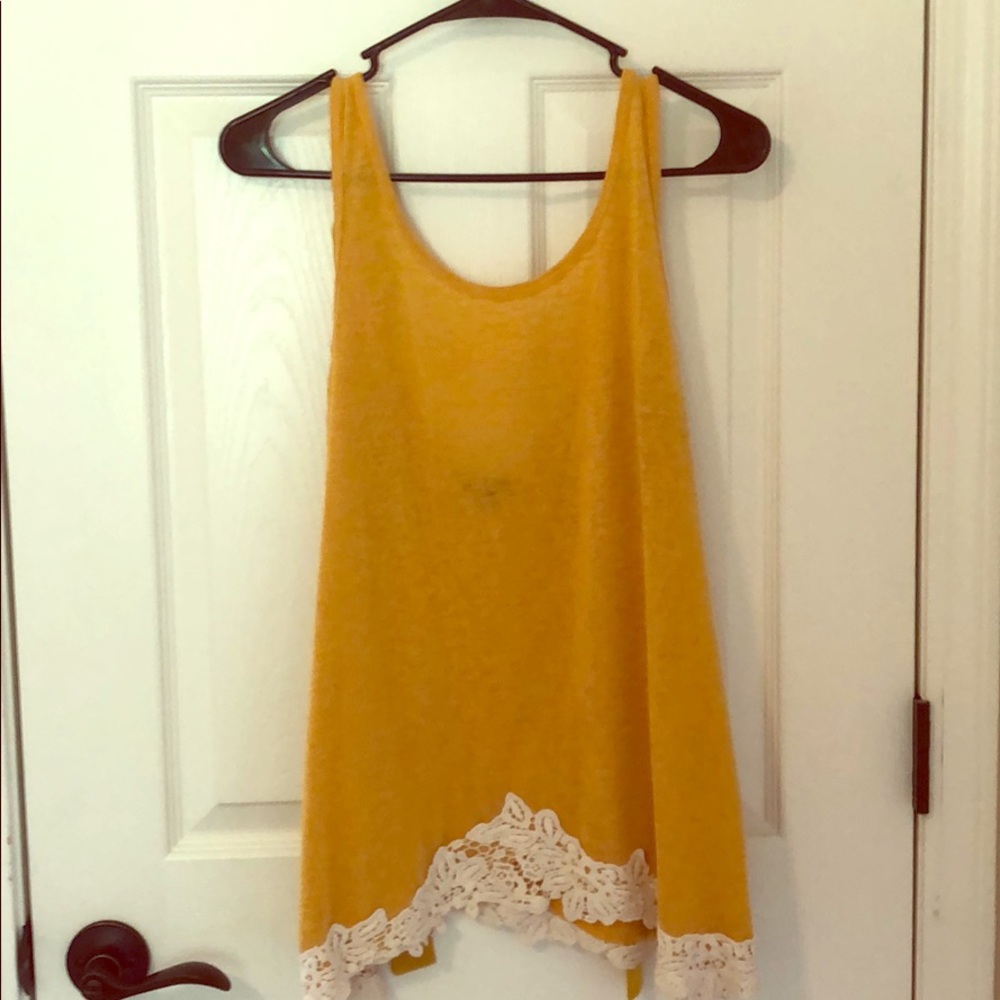 Mustard color tank